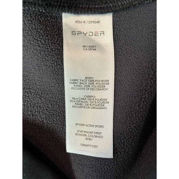 SPYDER Men's Outbound 1/4 Zip Midweight Core Sweater Pull Over Jacket M - Picture 3 of 9